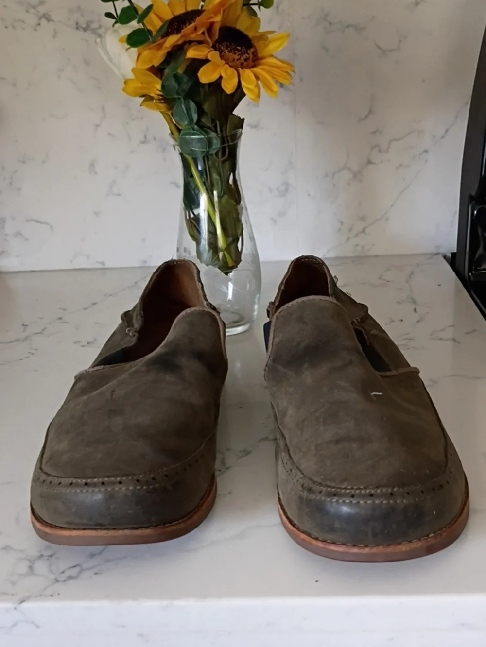 Olukai Men's Casual Slip-On Loafers in Brown